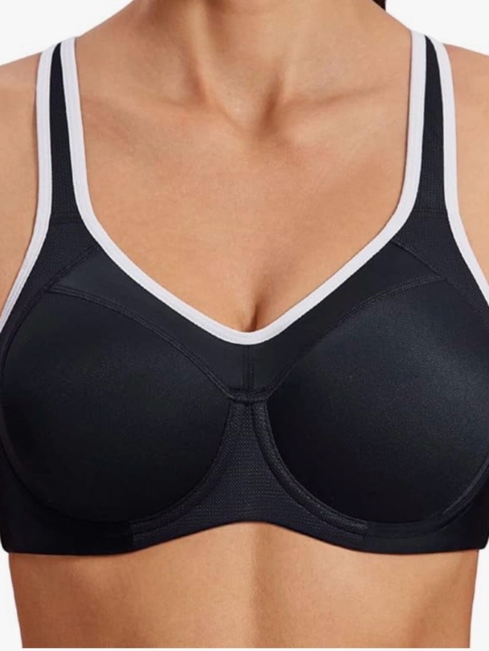 SYROKAN Women's Full Support High Impact sports bra